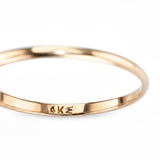 Vintage 14k Yellow Gold .20ct Diamond Solitaire Engagement Ring