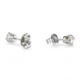 14k White Gold .66ctw Diamond Stud Earrings