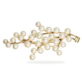 Vintage Ming's 14k Yellow Gold Pearl Cluster Branch Brooch