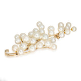 Vintage Ming's 14k Yellow Gold Pearl Cluster Branch Brooch