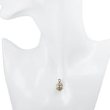 Antique 13k Yellow Gold 1.15ct Amethyst Fob Pendant