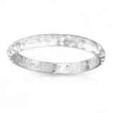 Art Deco Platinum Hand Engraved Wedding Band