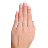 Vintage Platinum .22ctw Diamond Wedding Band