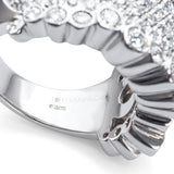 18k White Gold Bertani & Co. 2.82tcw Diamond Pave Ring