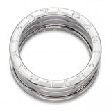 BVLGARI B.Zero1 18K White Gold 3-Band Ring