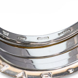 BVLGARI B.Zero1 18K White Gold 3-Band Ring