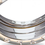 BVLGARI B.Zero1 18K White Gold 3-Band Ring