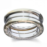 BVLGARI B.Zero1 18K White Gold 3-Band Ring