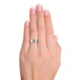 BVLGARI B.Zero1 18K White Gold 3-Band Ring