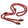 Rajola 18K Yellow Gold Carnelian Sard Beaded Strand Necklace