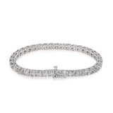 White Gold 12.21ctw Diamond Tennis Bracelet