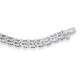 White Gold 12.21ctw Diamond Tennis Bracelet