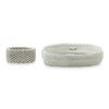 Tiffany & Co. Sterling Silver Somerset Mesh Bangle Bracelet and Ring Set