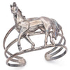 Vintage Carol Felley Sterling Silver Horse Cuff Bracelet