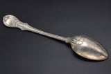 Antique 1844 Samuel Hayne & Dudley Cater London Sterling Silver Spoon 213.3G 12"
