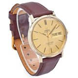 Vintage Omega Seamaster De Ville Men's 14K Gold Automatic Wristwatch Ref C6865