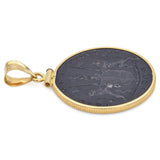 1808 East India Company Coin 18K Yellow Gold Bezel Pendant