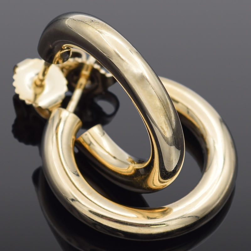 Tiffany & Co. 18K Yellow Gold 3.5 mm Hoop Earrings