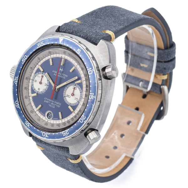 Hamilton Chrono-Matic Pan Europ 703 Chronograph Men's Date Watch Ref. 11003-3