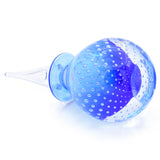 Designer Murano Art Glass Perfume Bottle Decanter with Stopper