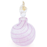 Designer Murano Art Glass Perfume Bottle Decanter with Stopper