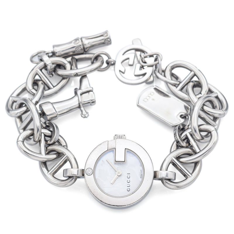Gucci hotsell charm watch