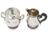 Vintage Christofle Malmaison Silver Plate 5 Piece Tea Set