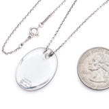 Tiffany & Co. Elsa Peretti Sterling Silver Cancer Zodiac Pendant Necklace