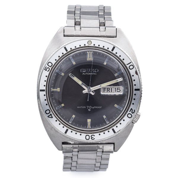 Vintage Seiko 6106-8100 Gene Kranz Automatic Divers Men's Watch