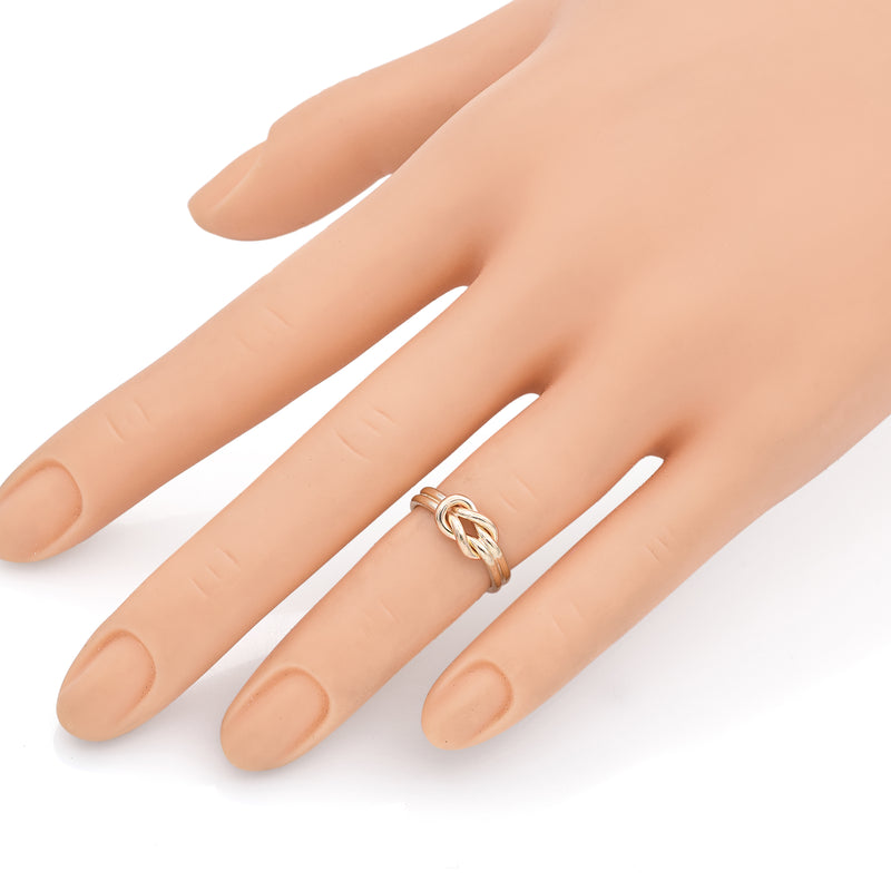 James Avery 14K Yellow Gold Love Knot Band Ring