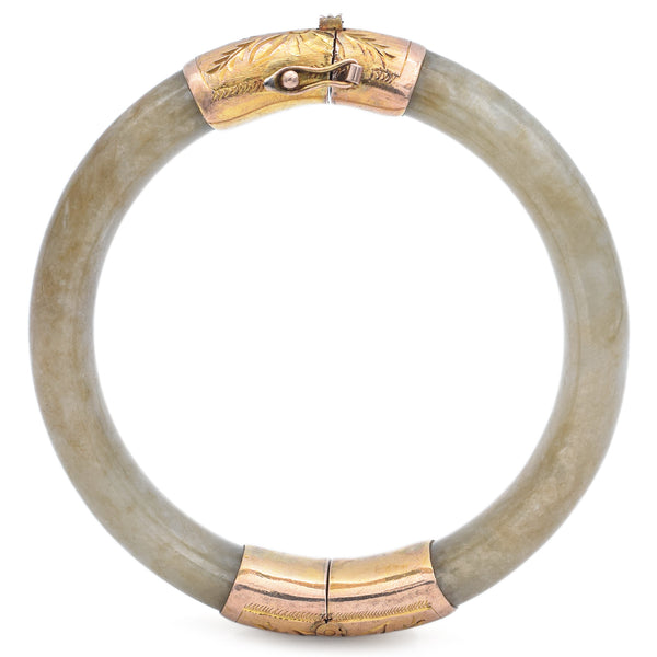 Vintage jade bangle clearance