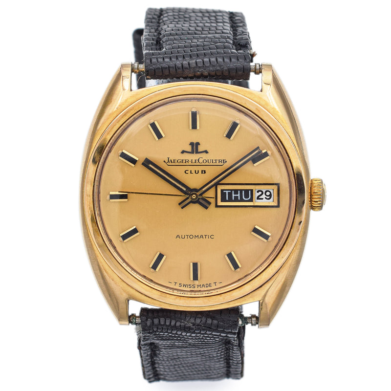 Vintage Jaeger-LeCoultre Club Automatic Men's Day Date Watch 35 mm Ref. E300606