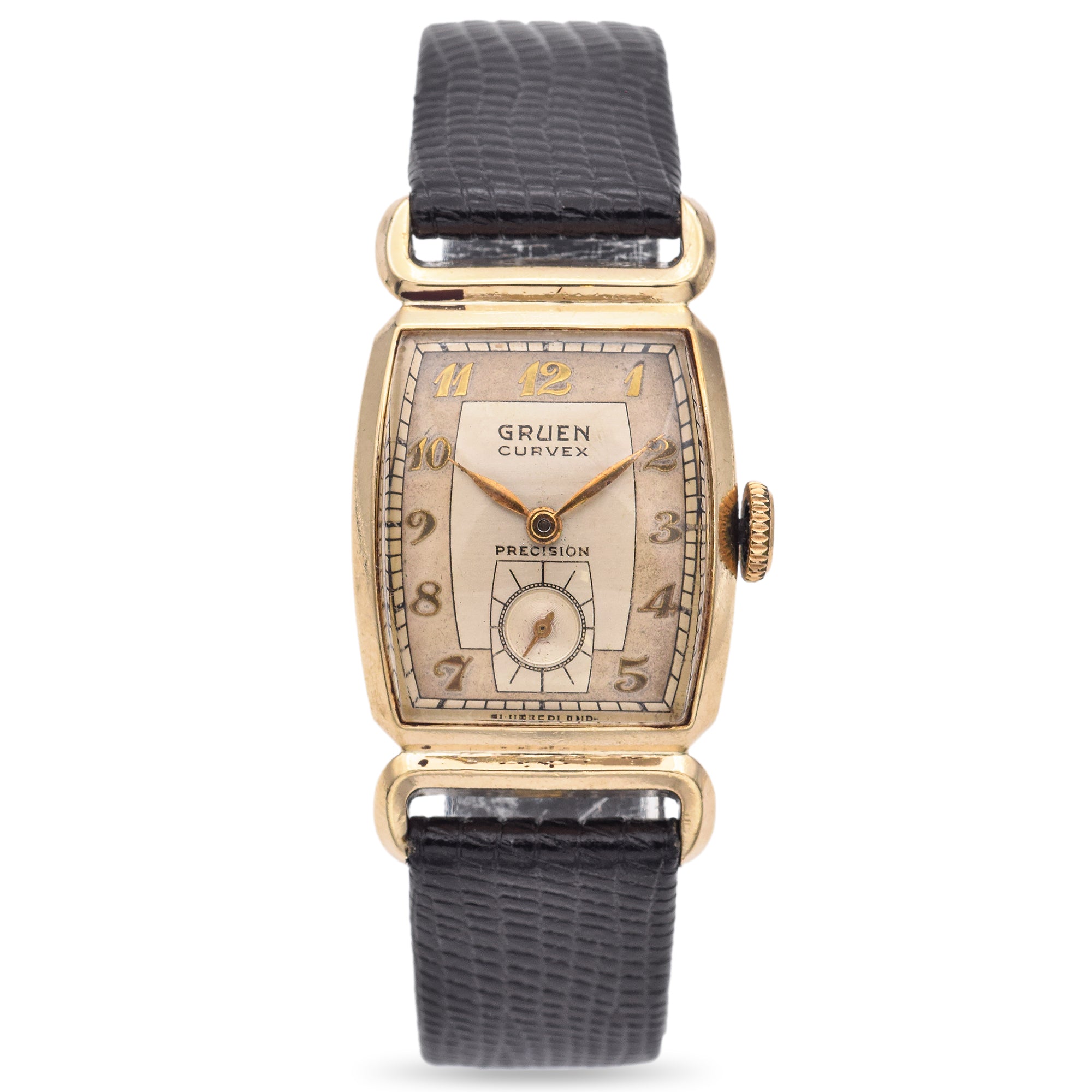 Vintage Gruen Curvex Veri-Thin Precision Gold Filled Hand Wind