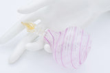 Designer Murano Art Glass Perfume Bottle Decanter with Stopper