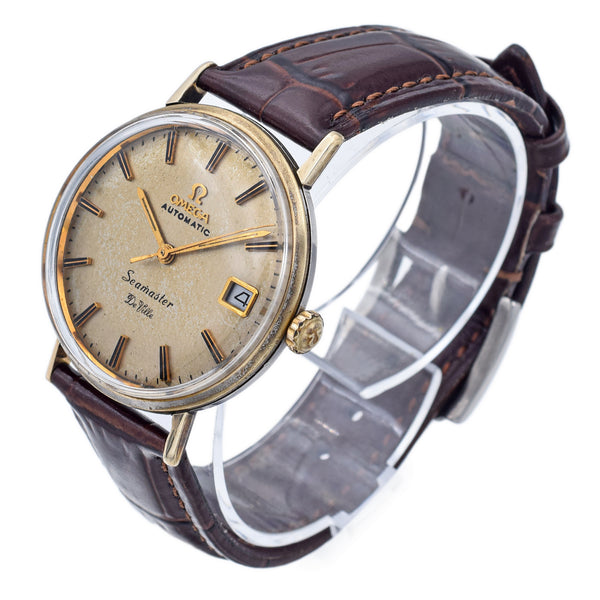 Vintage Omega Seamaster De Ville Men's GP./Steel Automatic Date Wristwatch
