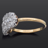 Antique Shreve & Co. 18K Yellow Gold & Platinum 1.64 TCW Old Euro Diamond Ring