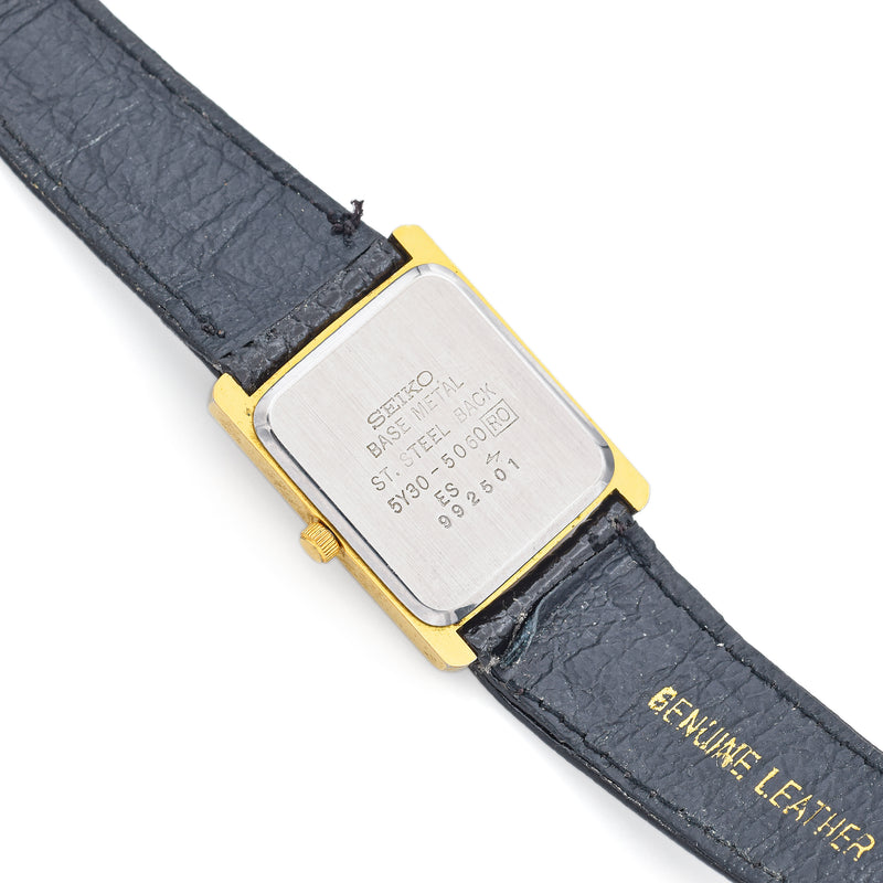 Vintage Seiko 5Y30 5060 Quartz Men s Watch 26 x 25 mm Blue Ribbon Rarities