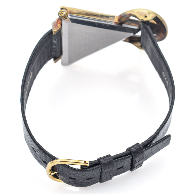 Vintage Waltham 17 Jewels Masonic Triangle Hand Wind GP Steel Men's Watch