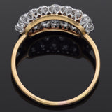 Antique Shreve & Co. 18K Yellow Gold & Platinum 1.64 TCW Old Euro Diamond Ring