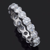 Estate Platinum 4.50 TCW Diamond Eternity Band Ring