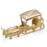 Madeira 18K Gold Ox Cart Charm