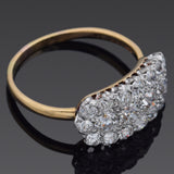 Antique Shreve & Co. 18K Yellow Gold & Platinum 1.64 TCW Old Euro Diamond Ring
