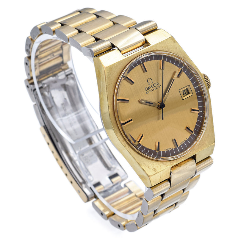 Vintage Omega Seamaster Men's GF/Steel Automatic Date Wristwatch