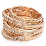 Mattioli Italy Tibet 18K Rose Gold 2.39 TCW Diamond Ring