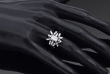 Estate 1.12 TCW Diamond 18K Gold Ring & 14K Gold Enhancer Guard Set
