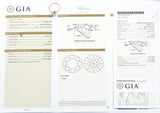 GIA Certified 14K Yellow Gold 2.25 Carats Round Brilliant Diamond Band Ring VVS2