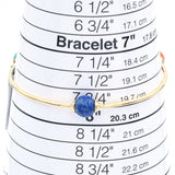 Ippolita 18K Yellow Gold Nova 3-station Bangle Bracelet Riviera Sky $2795 MSRP