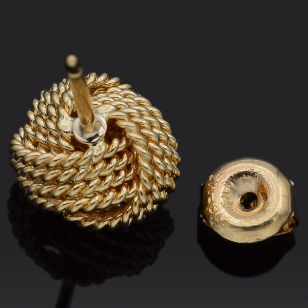 Vintage Tiffany & Co. 18K Yellow Gold Knot Single Earrings