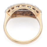 Vintage 14K Yellow Gold 0.17 TCW Diamond Band Ring Size 6