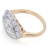 Vintage 14K Yellow Gold 0.17 TCW Diamond Band Ring Size 6